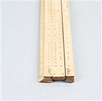 日本製「HEMMI公司SUN No.47」竹製計算尺組藏品圖，第3張